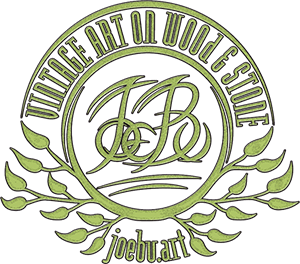 JoeBu  Vintage Mixed Media Art Logo
